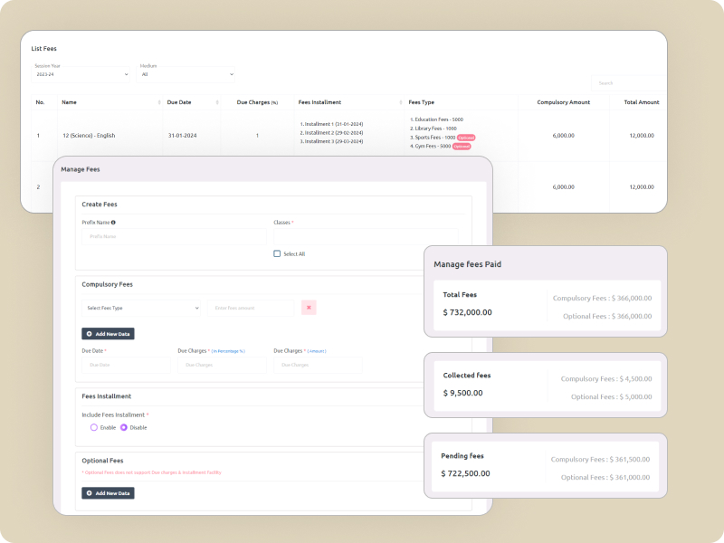 Fees Management